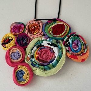 Ficklesticks Millefiori Bib Necklace